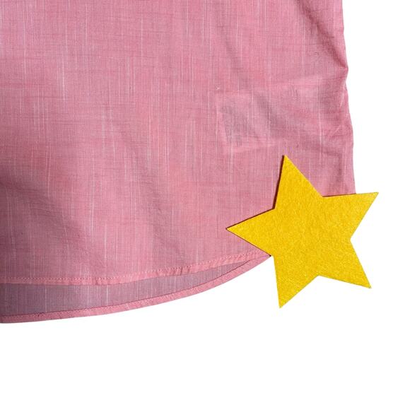 Guess Men's Regular Fit Popover Logan Henley Shirt Pink 100% Cotton Size XXL - Picture 6 of 9